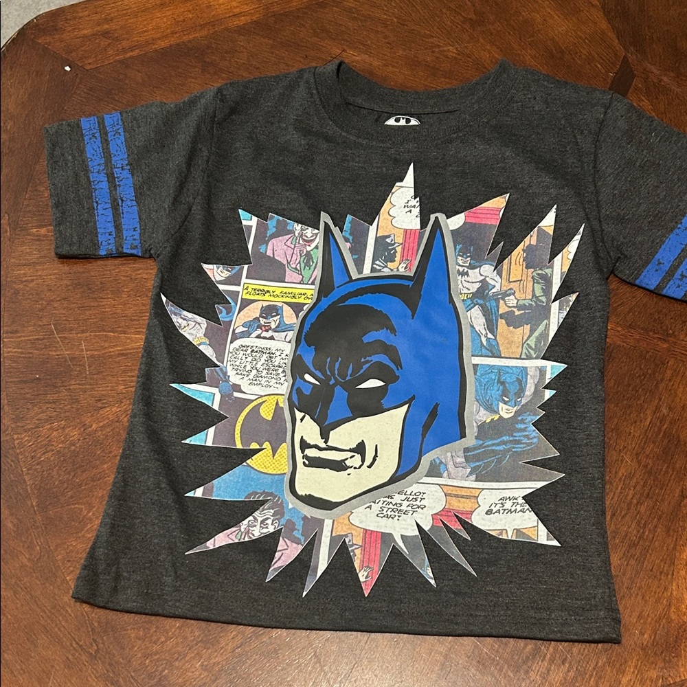 Batman Logo Dark Gray Tee